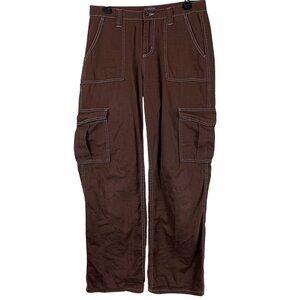 HT Denm Hi-Rise Carpenter Cargo Pants Junionrs Size 7 Casual Relaxed Streetwear